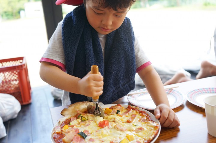 ピザ焼き